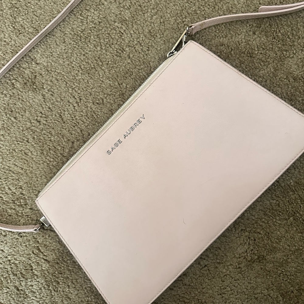 Sage Aubrey Light Pink Crossbody Bag